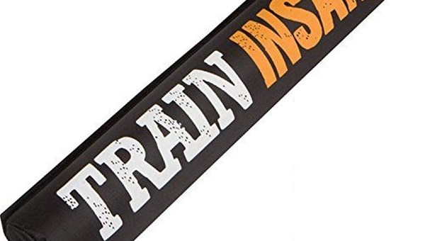 Olympic bar 41cm Full sized train insane barbell 2cm foam pad for squatting weightlifting crossfit