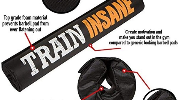 Olympic bar 41cm Full sized train insane barbell 2cm foam pad for squatting weightlifting crossfit