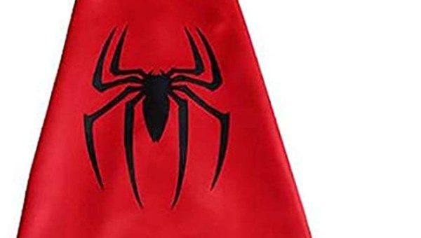 Double sided Kids or adults mini Spider-Man Spiderman comic superhero costume with mask and cape