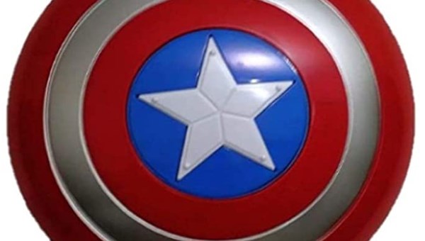 KRL Captain america 30cm plastic shield with holding straps